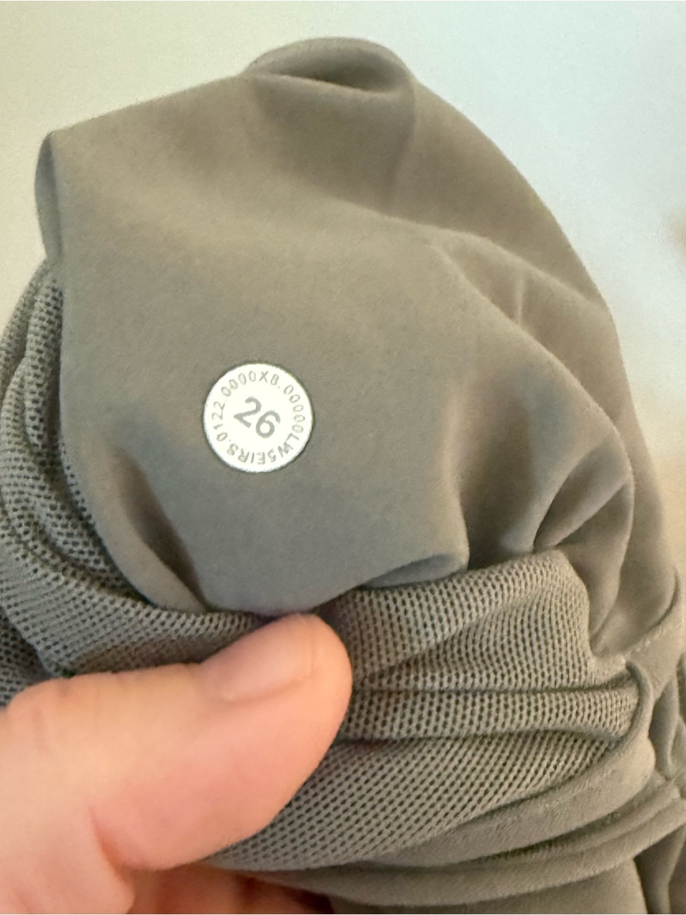 Lululemon Dynamic Days Travel Pant Grey Sage Size 26 Comfy Quick Dry Sleek Casua - Picture 9 of 9